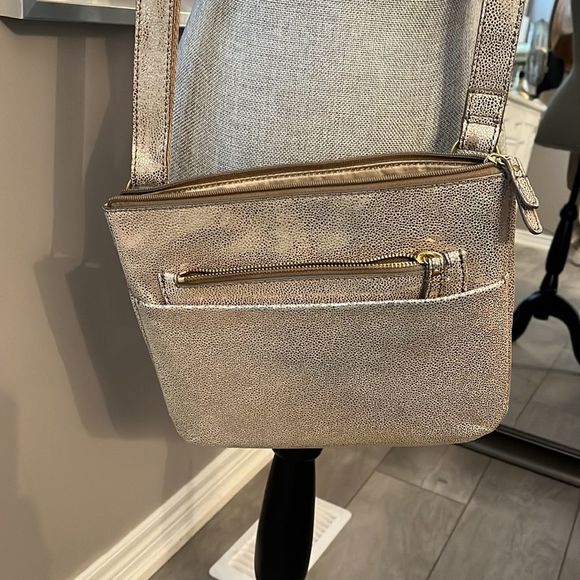 New Fossil Leather Crossbody Bag - Picture 4 of 6